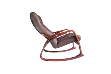 Кресло-качалка Гранд, замша шоколад в Сочи - предосмотр 1