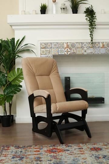 Кресло-качалка Леон маятниковая, ткань AMIGo песок 29-Т-П в Армавире - изображение 3