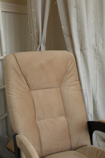 Кресло-качалка Леон маятниковая, ткань AMIGo песок 29-Т-П в Армавире - изображение 7