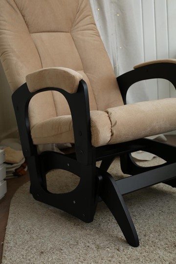 Кресло-качалка Леон маятниковая, ткань AMIGo песок 29-Т-П в Краснодаре - изображение 8