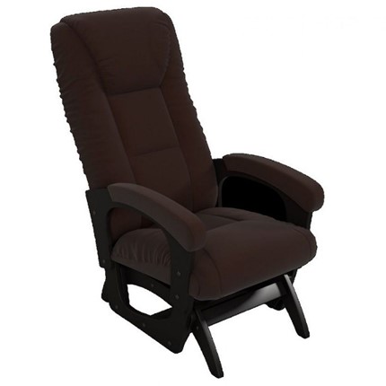 Кресло-качалка Леон маятниковая, ткань AMIGo шоколад 29-Т-Ш в Новороссийске - изображение