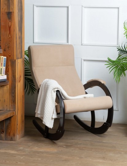 Кресло-качалка Корсика, ткань Amigo Beige 34-Т-AB в Сочи - изображение 7