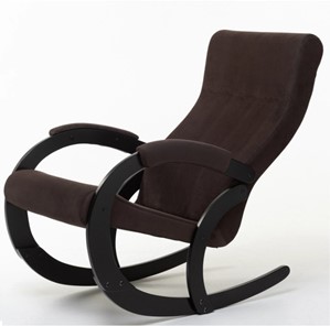 Кресло-качалка Корсика, ткань Amigo Coffee 34-Т-AC в Новороссийске