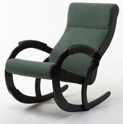 Кресло-качалка в гостиную Корсика, ткань Amigo Green 34-Т-AG в Сочи - изображение