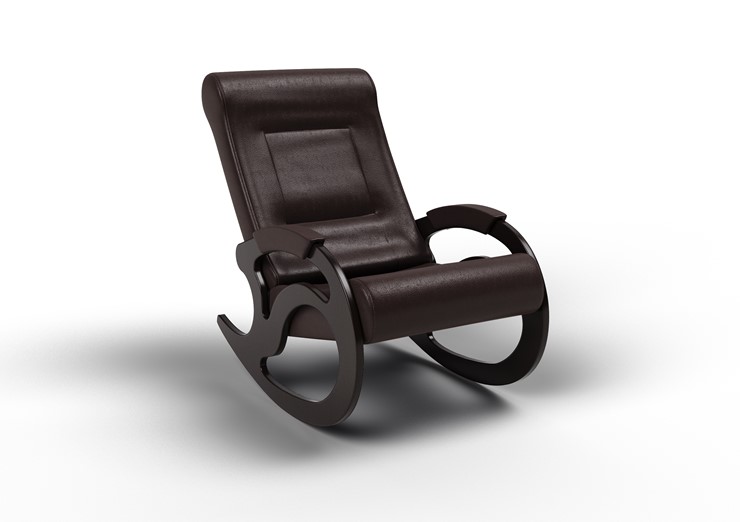 Кресло-качалка Вилла, экокожа крем 11-К-КР в Армавире - изображение 1