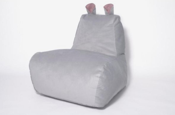 Кресло-мешок Бегемот серый в Новороссийске - изображение