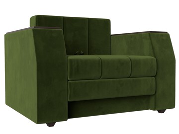Кресло раскладное Атлантида, Зеленый (Микровельвет) в Сочи
