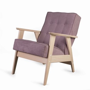 Кресло Ретро (беленый дуб / RS 12 - розовый) в Сочи