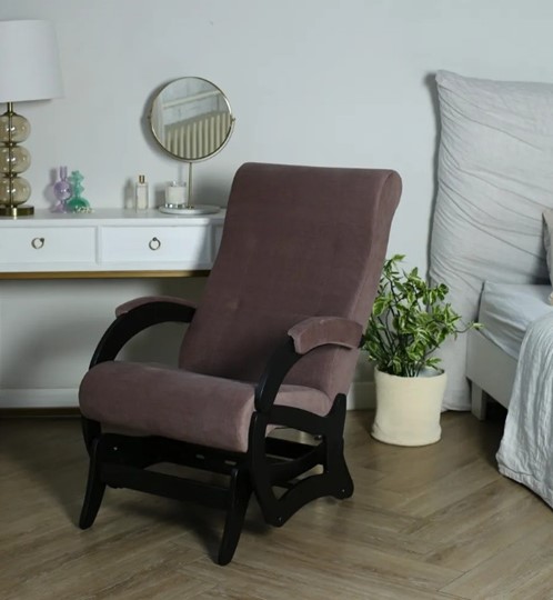 Кресло-качалка Амелия, ткань кофе с молоком 35-Т-КМ в Сочи - изображение 5