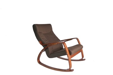 Кресло-качалка Женева, ткань шоколад в Сочи - предосмотр