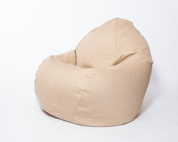 Кресло-мешок Макси, рогожка, 150х100, песочное в Краснодаре - предосмотр