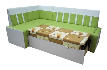 Угловой кухонный диван Квадро 2 со спальным местом в Краснодаре - предосмотр 2