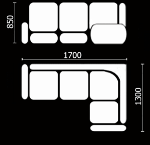 Кухонный угловой диван Нео КМ-01 (168х128 см.) в Краснодаре - предосмотр 3