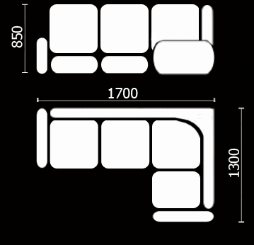 Кухонный угловой диван Нео КМ-01 (168х128 см.) в Сочи - изображение 3
