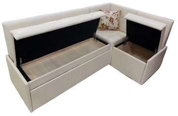 Кухонный угловой диван Модерн 8 со спальным местом и двумя коробами в Краснодаре - предосмотр 2