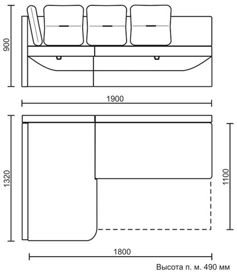Кухонный угловой диван Яшма 1 ДУ в Краснодаре - изображение 8