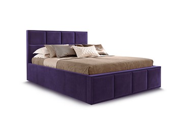 Кровать с основанием Октавия 1400,Мора фиолетовый в Сочи