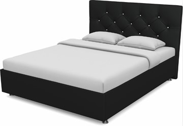 Полуторная кровать Моника 1400 с основанием (Nitro Black) в Краснодаре