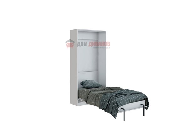Кровать-шкаф Велена 1, 800х2000, цвет белый в Краснодаре - изображение
