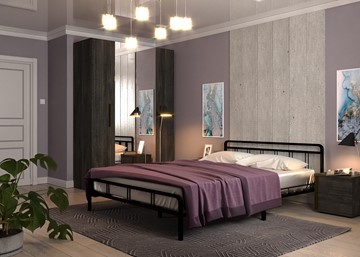 Кровать 1-спальная Леон, 900, черный в Новороссийске