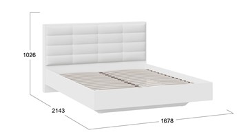 Спальная кровать Агата тип 1 (Белый) в Краснодаре - предосмотр 2