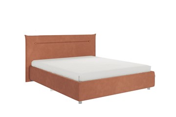 Кровать 2-спальная Альба 1.6, персик (велюр) в Краснодаре