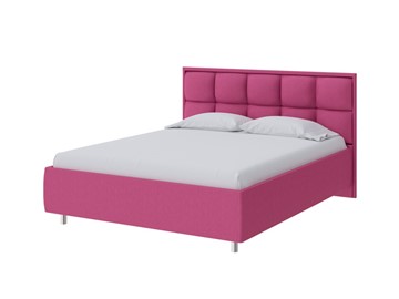 Спальная кровать Chessy 160х200, Рогожка (Savana Berry (фиолетовый)) в Армавире