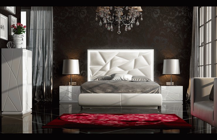 Кровать спальная FRANCO KIU 1242 с LED подсветкой изголовья (180х200) в Сочи - изображение 11