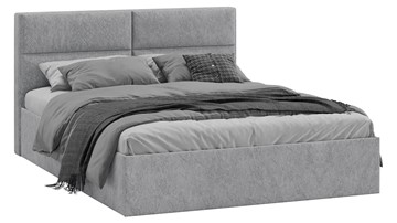 Кровать спальная Глосс Тип 1 (Микровелюр Wellmart Silver) в Армавире