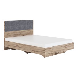 Кровать спальная Николь (мод.1.5) 1,8 серый текстиль, с ортопедическим основанием в Краснодаре