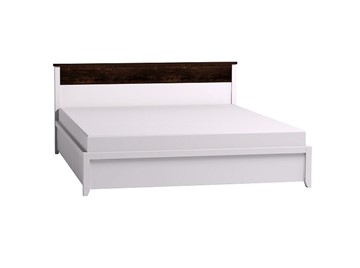 Двуспальная кровать с механизмом Норвуд 31, Белый-Орех шоколадный в Краснодаре