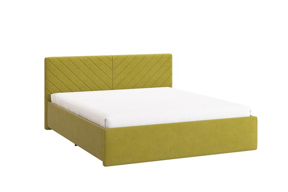 Спальная кровать Сандра 2 1.6, янтарь (велюр) в Армавире - изображение