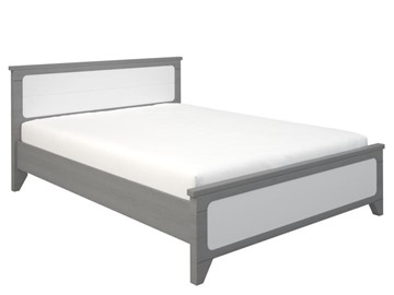 Кровать двуспальная Соня 1600, Серый/Белый в Сочи