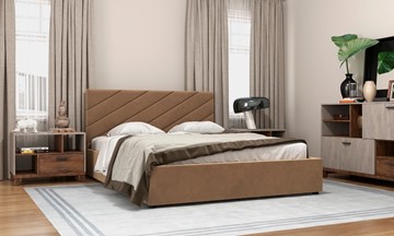 Кровать в спальню Юта 160х200 (вариант 3) с основанием в Краснодаре