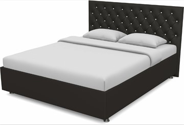 Спальная кровать Флоренция-А 1600 с основанием (Nitro Brown) в Краснодаре