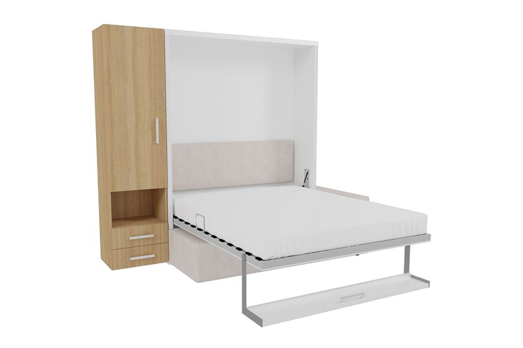 Кровать-трансформер Smart (ШЛ+К 1400), шкаф левый в Сочи - изображение 1