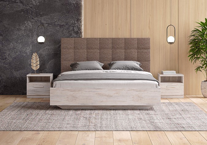 Спальная кровать Luiza (ясмунд) 200х190 с основанием в Армавире - изображение 2