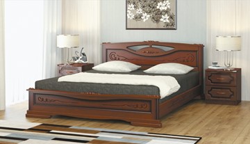 Спальная кровать Елена-3 (Орех) 160х200 в Армавире