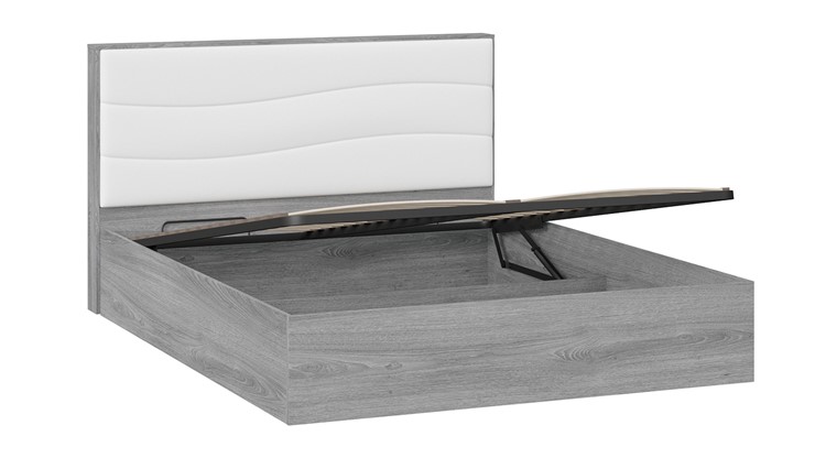 Кровать с механизмом Миранда тип 1 (Дуб Гамильтон/Белый глянец) в Армавире - изображение 3