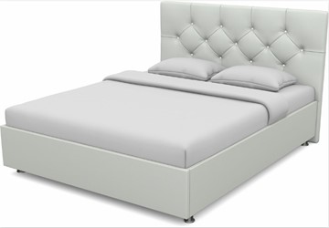 Полуторная кровать Моника 1400 с основанием (Nitro White) в Краснодаре