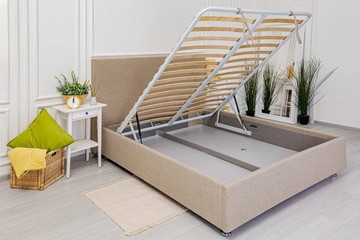 Спальная кровать Кристалл 1 1400х1900 с подъёмным механизмом в Армавире - предосмотр 3