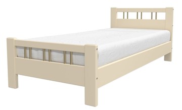 Спальная кровать Вероника-3 (Слоновая кость) 90х200 в Краснодаре