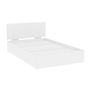 Кровать 1.5-спальная Алиса (L10) Белый, с основанием в Краснодаре