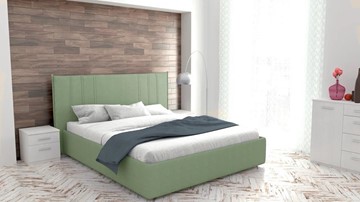 Спальная кровать Аврора 140х200 (Основанием) в Краснодаре