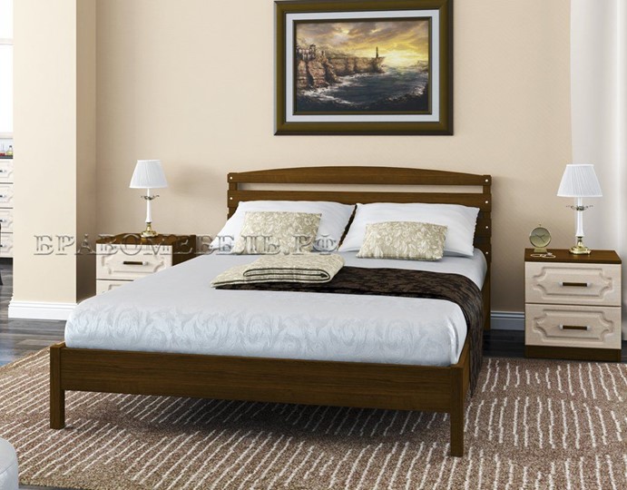 Полуторная кровать Камелия-1 (Венге) 140х200 в Сочи - изображение 2