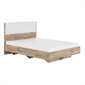 Кровать 1.5-спальная Николь (мод.1.2) 1,4 белая экокожа, с ортопедическим основанием в Сочи