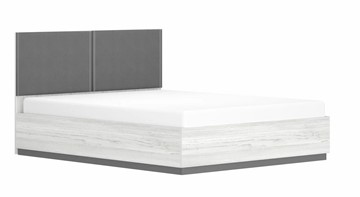 Кровать с подъемным механизмом 1,5-спальная Винтер-14, винтерберг/темно-серый/спейс графит в Сочи