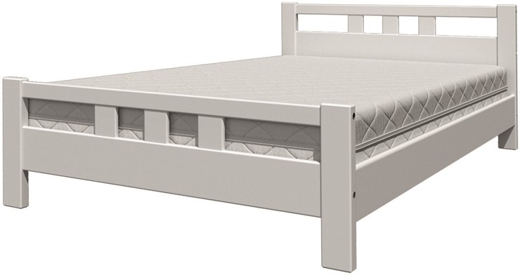 Кровать полутороспальная Вероника-2 (Белый Античный) 140х200 в Армавире - изображение 4
