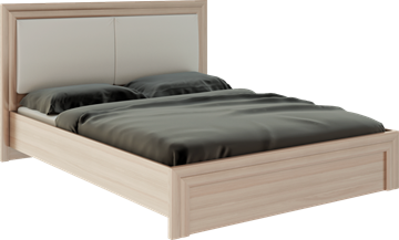 Кровать Глэдис М31 (Шимо светлый/Белый текстурный) в Армавире