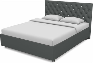 Кровать 1.5-спальная Флоренция-А 1400 с основанием (Nitro Grey) в Краснодаре